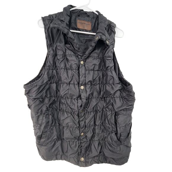 DUCKWORTH AMERICAN WOOL XXL WOOLCLOUD QUILTED BUTTON UP VEST - Picture 1 of 6